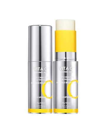 MISSHA Vita C Plus Ampoule Balm Facial Serum Stick - Instant Wrinkle Care, Nourishing Ampoule Balm, Stocking Stuffers