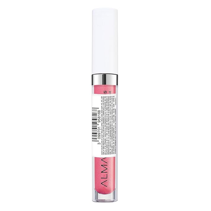 Almay Color & Care Hydrating Lip Gloss, Soft Natural Hues, Prebiotic Complex, Hyaluronic Filling-Sphere Technology, 100 Pink Twilight, 0.1 Fl Oz (Pack of 2)