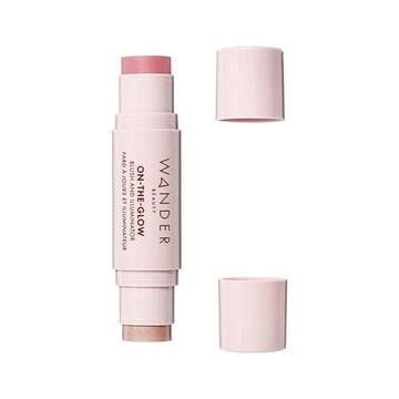Wander Beauty On-the-Glow Blush and Illuminator - Petal - 0. 4 oz