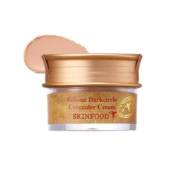 SKINFOOD s Salmon Dark Circle Concealer Cream - Under Eye Concealer for Dark Spots and Wrinkles - Full Coverage - Stocking Stuffer - 0.35 Oz/10 g (Blooming)