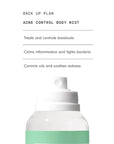 Versed Back-Up Acne Control Body Mist - All Over Blemish Spot Treatment + Salicylic Acid Spray with Tea Tree Oil & Witch Hazel - Oil Control + Redness Relief Acne Spray for Back & Body - Vegan (3 oz)