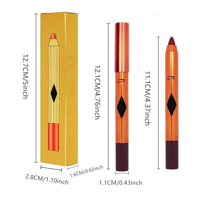 Deep Purple Red Lip Liner Pencil, Smooth Matte Lipstick Crayon with Lip Pencil Sharpener for Women, Velvet Smudge Proof Smudgeproof Waterproof No Transfer Makeup Forever Lipliner 512#