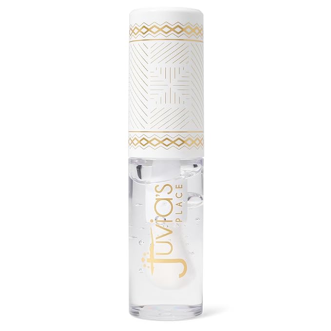 Juvia's Place Magic Lip Oil - White Peach - Smooth, Hydrating w/Vitamin E for Soft, Glossy, Juicy Lips - Infused with Fruit Extracts - Tinted, Shimmering, Lightweight & Non-sticky Lip Oil for Summer