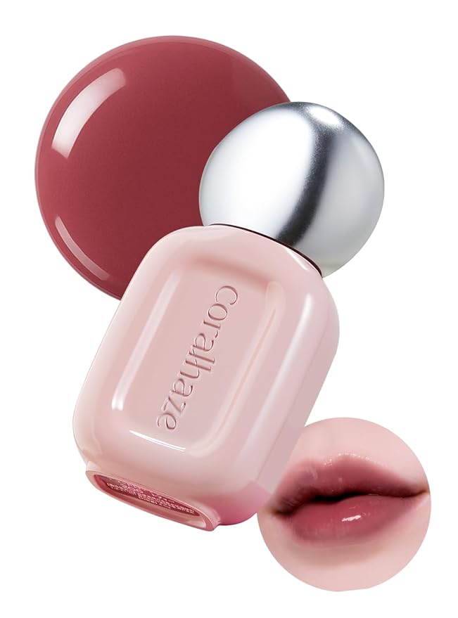 Dew Drop Tint #209 Crush 4.5g, Hydrating, Glossy, Lightweight Lip Stain with High-shine, Long Lasting Color with Moisturizing Lip Drop, Dewy Finish, Korean Beauty Makeup