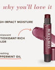 Lip Shimmer Shade, 100% Moisturizing Tinted Lip Balm, Bundled with Bonus Moofin Makeup Cleansing Cloth, Hydrating Beeswax & Fruit Oils, Lip Balm Shimmer, Clean Formula~ [Pack of 2]