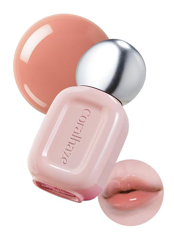 Dew Drop Tint #205 Honeydew 4.5g, Hydrating, Glossy, Lightweight Lip Stain with High-shine, Long Lasting Color with Moisturizing Lip Drop, Dewy Finish, Korean Beauty Makeup