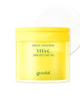 GOODAL Green Tangerine Vita C Toner Pads, Korean Skin Care, K-Beauty, Glass Skin, 70 Sheets