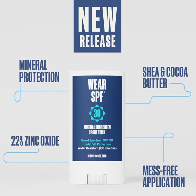 Mineral Sunscreen Sport Stick, Mess-Free,