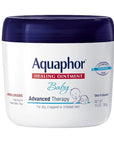 Aquaphor Baby Healing Ointment Advanced Therapy Skin Protectant for Chapped or Dry Skin, Drool Rash and Diaper Rash Ointment, 14 Oz Jar