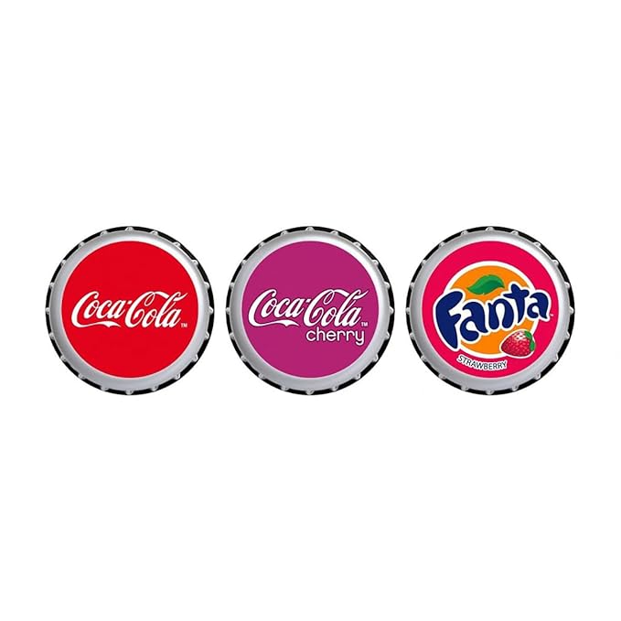 Lip Smacker Coca Cola Collection - Moisturizing, Soothing Coke Bottle Caps Trio