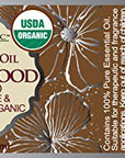US Organic 100% Pure Cedarwood Essential Oil (Atlas) - USDA Certified Organic, Steam Distilled (More Size Variations Available) (15 ml / .5 fl oz)