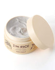 TONYMOLY I'm Rice Clarifying Blemish Clay Mask, Facial Mask Detoxifiies, Reduces Redness & Soothes Irritated Skin, Kaolin Clay & Fermented Rice, 100ml