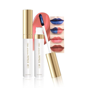 Lip Stain - Wipe-Off & Peel Off Lip Color | Waterproof, Long Lasting, Transfer-Resistant, Smudge-Proof Lip Tint | Easy Wipe Finish, High Pigment | All-Day Kiss-Proof Lip Stain, Muted Terracotta +#1