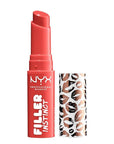 NYX PROFESSIONAL MAKEUP Filler Instinct Plumping Lip Color, Lip Balm - Besos (Coral Red)