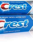 Crest Tartar Protection Whitening Cool Mint Flavor Toothpaste 8.2 Oz (Pack of 4)