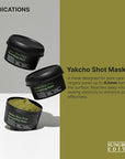 SUNGBOON EDITOR Yakcho Shot Pore Remodeling Mask | Clay Mask for Pores | Blackheand Remover | Korean Face Mask | Exfoliating Face Mask for Oily Skin | Korean Skin Care | 3.52 oz.