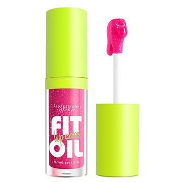 8 Colors Hydrating Lip Oil, Big Brush Head Lip Glaze Shiny Transparent Lip Glow Oil 0.35 Fl Oz, Glossy Finish (# 03)