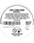 Blue Squid Face Paint Water Based Single Cake Professional Face Paint & Body Paint - Water Activated, Kids Adults Face Painting for Costume, Halloween Makeup, Cosplay - Pastel Pink Face Paint 30g