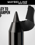 MAYBELLINE New York Tattoo Studio Long-Lasting Sharpenable Eyeliner Makeup Pencil, Glide on Smooth Gel Pigment, 36 Hour Wear, Waterproof Bronze Glitz 0.04 oz