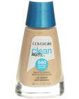 CoverGirl Clean Oil Control Liquid Makeup, Natural Beige (N) 540, 1.0 Ounce Bottle