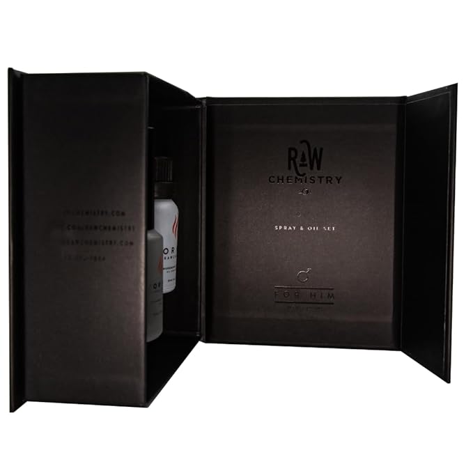 RawChemistry for Him Set - A Pheromone Infused Cologne Gift Set - Bold, Extra Strength Formula…