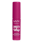 NYX PROFESSIONAL MAKEUP Smooth Whip Matte Lip Cream, Long Lasting, Moisturizing, Vegan Liquid Lipstick - Bday Frosting (Violet Red)