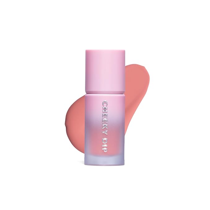 W7 Cheeky Dip Liquid Blusher - Pigmented Colour Lustful (Pink)