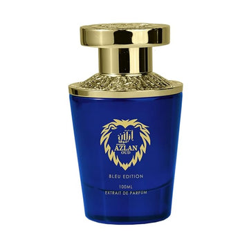 Al Haramain Azlan Oud Bleu - Arabian Perfume for Men - Long Lasting Fragrance with Notes of Cardamom, Cinnamon, Lavender, Patchouli, Sandalwood, Amber - Arabic Cologne - 3.33 oz Eau de Parfum Spray