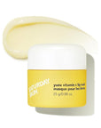 Saturday Skin Yuzu Vitamin C Lip Mask Overnight Lip Sleeping Mask Moisturizing For All Skin Types Softer & Smoother Pout Lip Balm Hydrating Infused with Vitamin B5 Non-Sticky, Vegan & Cruelty-Free