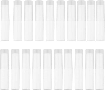 24PCS/4g White Empty Lipstick Lip Balm Balms