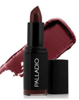 Palladio Herbal Matte Lipstick, Creamy and Full Coverage Long Lasting Matte Lipstick, Plum Majesty