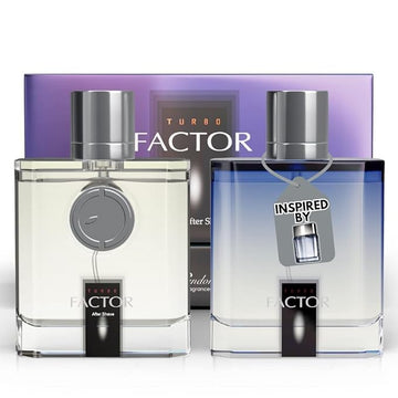 Men’s After Shave & Eau de Parfum Set – Tangerine, Cranberry, Oakmoss, Sandalwood – Fresh, Woody, Sexy, Long-Lasting Cologne Gift Set for Men 2x (3.4 fl oz / 100 ml)