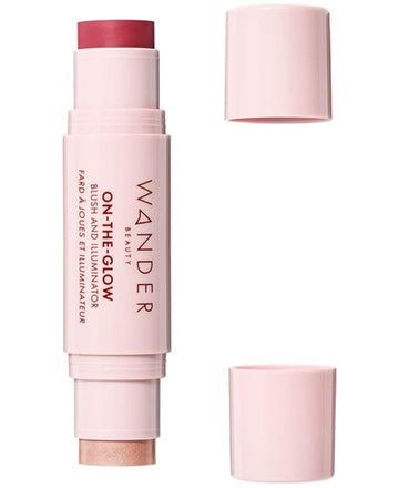 Wander Beauty On-the-Glow Blush and Illuminator - Strawberry - 0. 4 oz
