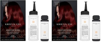 Kristin Ess The One Signature Hair Gloss - Ruby: Medium True Red (Pack of 2)