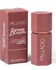 Palladio Liquid Blush for Cheeks & Lips 2-in-1 Makeup Face Blush, Weightless Cream Formula, Smudge Proof Long-Wearing Pigmented Blush, Natural Look Makeup Face Blushes, Dewy Finish, Dusty Rose
