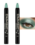 Kaely 2Pcs Cream Eyeshadow Sticks Set for Eyes Waterproof,Green Shimmer Eye shadow Stick Pencil Pen Bulk sombras en crema para ojos 34+34