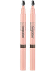 Maybelline Total Temptation Eyebrow Definer Pencil, Deep Brown, 2 Count