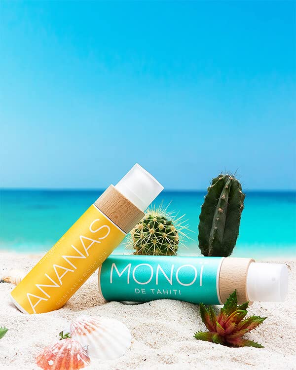 COCOSOLIS MONOI Tanning Accelerator - Organic Tanning Oil with Vitamin E & Monoi de Tahiti Oil for a Fast Intensive Tan - Tanning Enhancer for a Chocolate Tan - Nourishing Body Lotion (3.72)