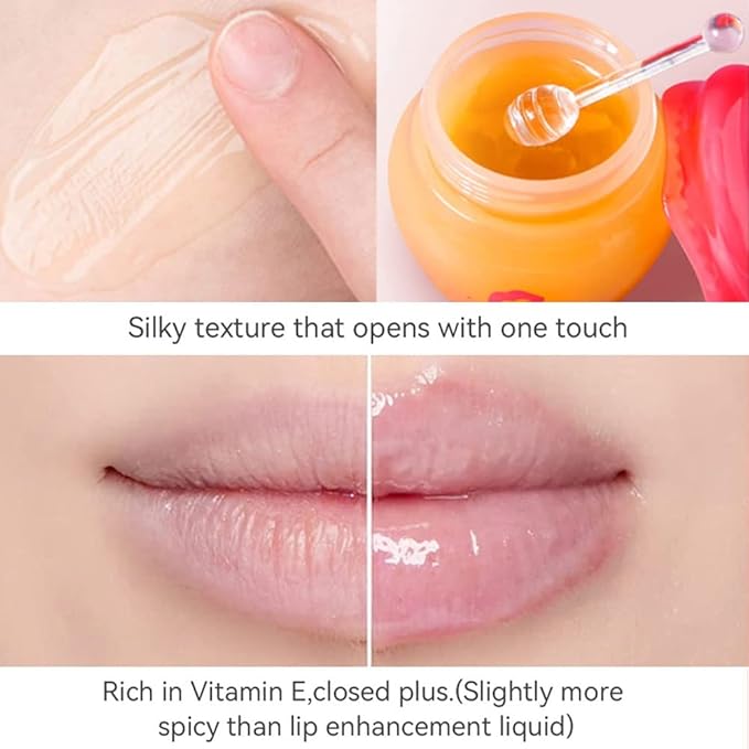 Lip Plumper Lip Mask Set, Bee Exfoliator