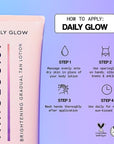 Tanologist Brightening Daily Glow - Medium/Dark - Illuminating Gradual Tan Lotion - Natural, Sun Kissed Glow - Daily Tanning Lotion with Vitamin C, Niacinimide & Cherry Extract - 8.45 fl oz