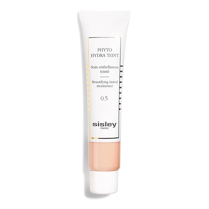 Sisley Paris Phyto-Hydra Teint, No. 0.5 Opal - 40 mL - Beautifying Tinted Moisturizer - Evens, Corrects & Illuminates - Glide-On, Light Texture for Glowy, Bare-Skin Finish