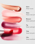 goop Beauty Hydra-Barrier Gel Gloss | Hydrating Lip Gloss to Moisturize & Plump Lips | Hyaluronic Acid & Vitamin E | Blossom - Sheer Petal Pink | 0.13 oz