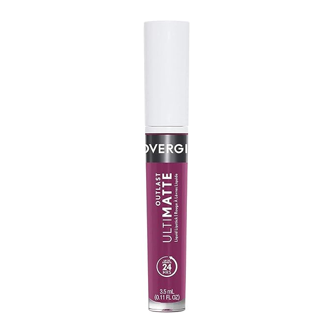 COVERGIRL Outlast Ultimatte One Step Liquid Lip Color, Hello Merlot, Hello Merlot, 0.12 Fl Ounce