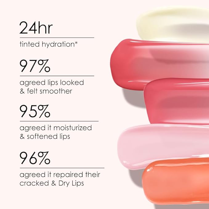 CATKIN Tinted Lip Balm Sheer Lip Stain Ultra Hydrating Lip Moistrurizer Lip Care with Vitamin E Nourishing For Cracked & Dry Lips 0.12 oz C17 SUNFLOWER - Coral