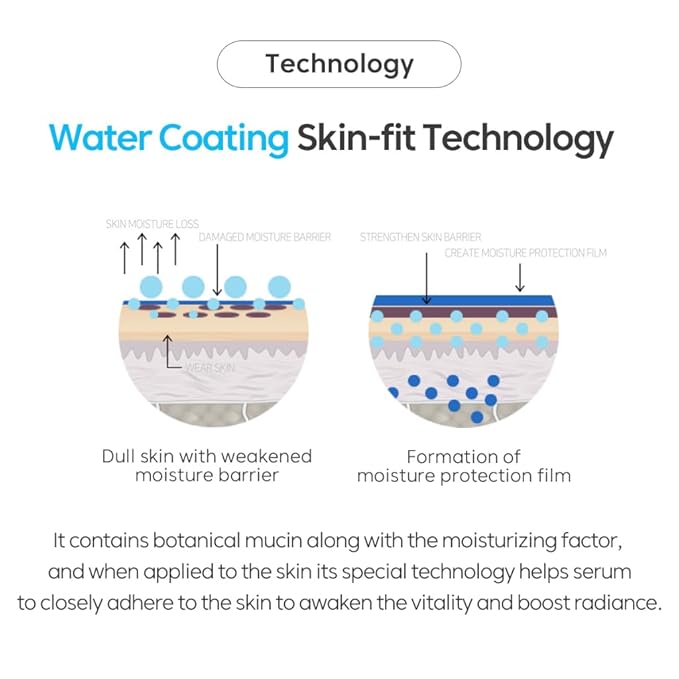 THANKYOU FARMER True Water Deep Serum EX 2.11 Fl Oz (60ml) - Korean Hyaluronic Acid Serum for Face, Phyto Mucin Essence, Hydrating Serum, Korean Serum, Dermatologist-tested