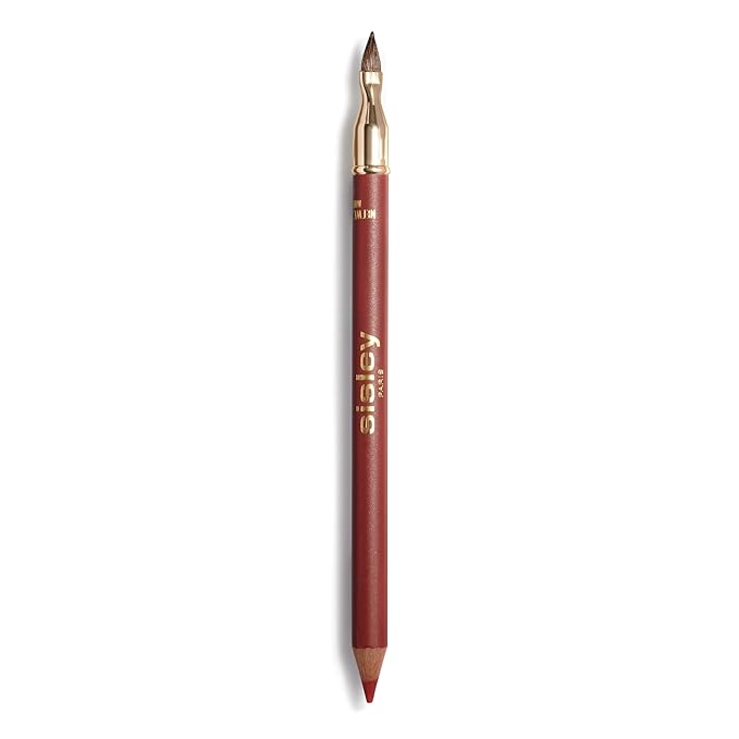 Sisley Paris Phyto-Levres Perfect, 10 Auburn - Firm, Gentle, Easy-Glide Lip Pencil - Nourishes, Hydrates & Comforts Lips - Long-Wear Formula - Includes Brush & Sharpener
