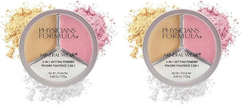 Physicians Formula Mineral Powder Wear 3-in-1 Setting Powder of 2)