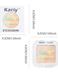 evpct Glitter Shimmer Sparkle Eyeshadow Palette Makeup for Green Blue Eyes, Pearl White silver Glitter Shimmer Metallic Holographic Multichrome Cream Single Monochrome Iridescent Eye Shadow Makeup