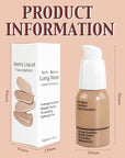 Matte Liquid Full Coverage Foundation, Flawless Soft Matte of 1)