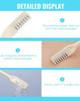2025 New 2 in 1 Nasal Hair Cutter, Double Sided Nose Hair Knife Nostril Hair Remover Tool, Manual 360° Rotating Nose Hair Trimmer, Mini Noses Hair Remover Tool for Women and Men (Pink, 6 Pcs)